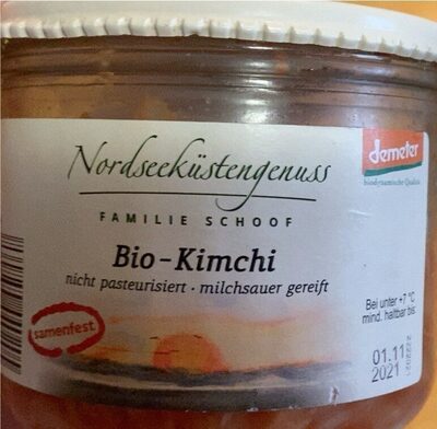 Bio-Kimchi front packaging