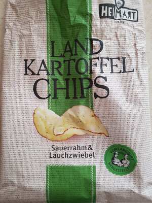 Land Kartoffel Chips Sauerrahm & Zwiebel