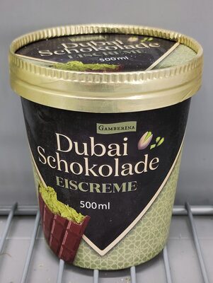 Dubai Schokolade Eiscreme front packaging