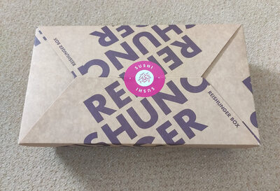 Sushi Box front packaging