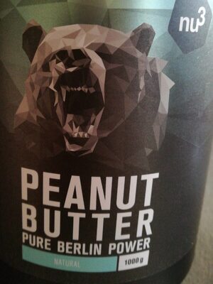 Peanut butter front packaging