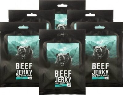 Nu3 Beef Jerky, Original, 6 X