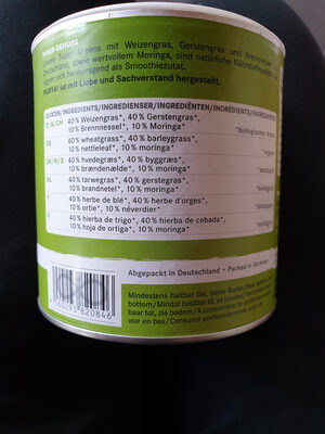 Bio Super Greens, Smoothie-pulver () Von Pur Ya!