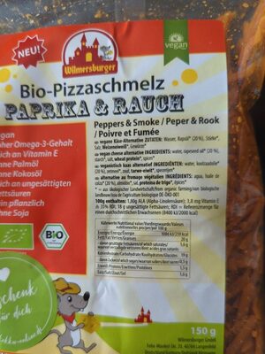 Bio-Pizzaschmelz Paprika&Rauch