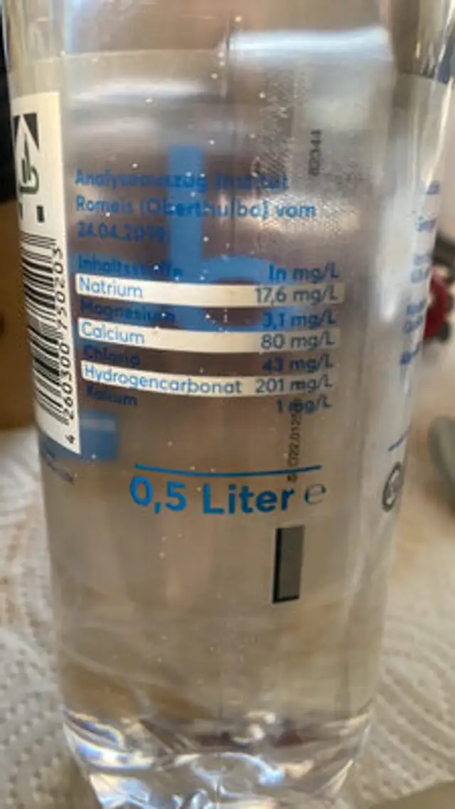 Unknown ingredients label