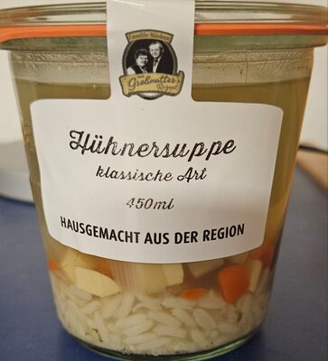 Hühnersuppe klassische Art