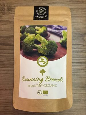 Bouncing broccoli front packaging