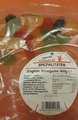 English winegums front packaging