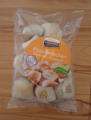 Pizza-Brötchen Frischkäse-Knoblauch