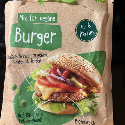 Mix für vegane Burger