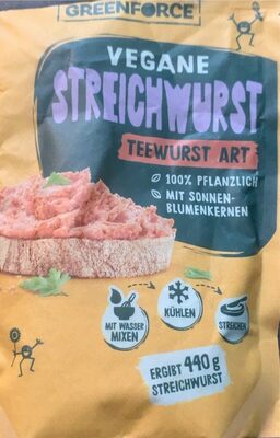 Vegane Streichwurst Teewurst Art 2x225g