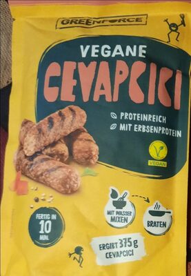 Vegane Cevapcici front packaging
