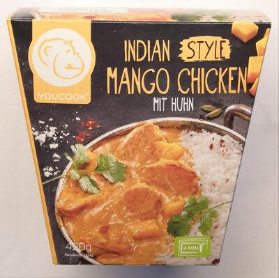Indian Style Mango Chicken front packaging