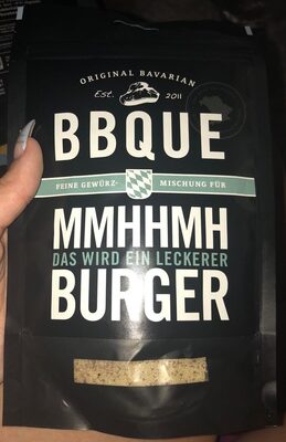BBQUE BURGER front packaging