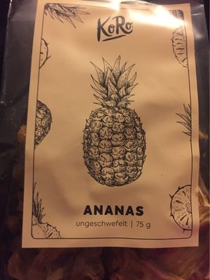 Ananas seché en morceaux