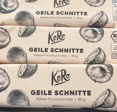 Barres fruitees noix de coco