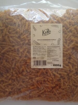 Bio fusilli pois chiche 2 kg