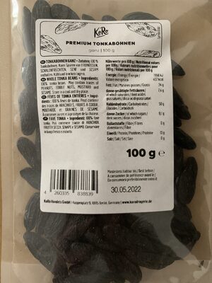 Fèves de tonka entières