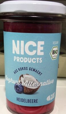 Nice Joghurt Alternative Heidelbeere