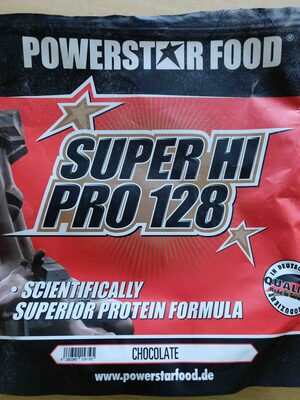 Super Hi Pro 128 - Chocolate front packaging