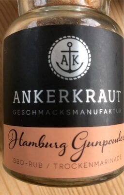 Hamburger Gunpowder front packaging