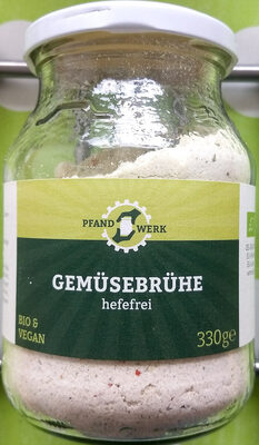 Gemüsebrühe hefefrei front packaging