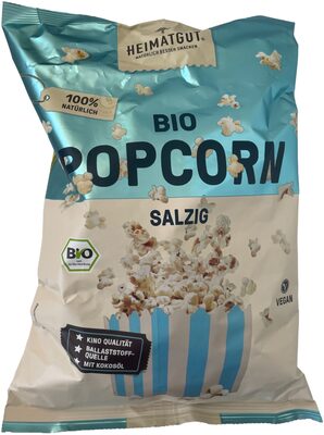 Salzige Popcorn