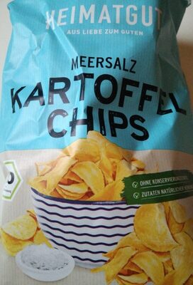 Kartoffelchips Meersalz front packaging