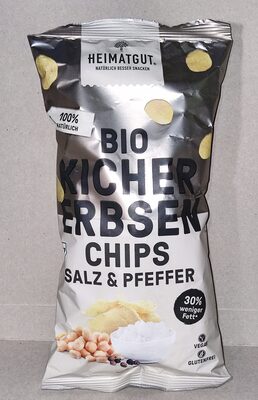 Bio-Kichererbsen-Chips - Salz & Pfeffer