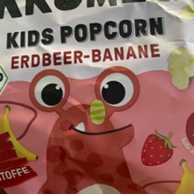 Kids Popcorn - Erdbeer-Banane