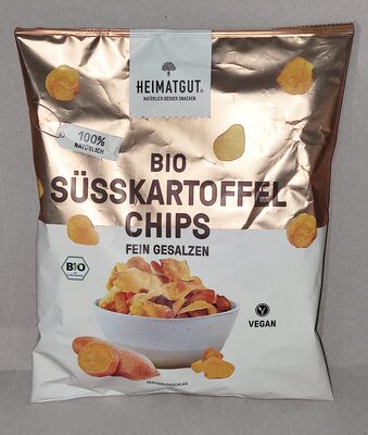 Bio-Süßkartoffelchips - fein gesalzen