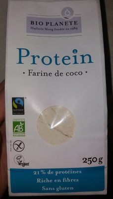 Protein Farine de coco front packaging