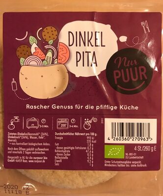 Dinkel Pita