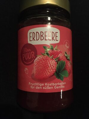 Erdbeere Marmelade nur pur