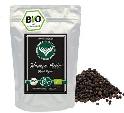 Schwarzer Pfeffer ganz front packaging