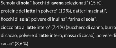 Porridge nutrition facts table