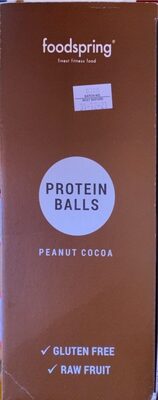 Protein balls front packaging