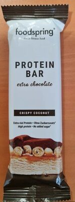 Protéine barre front packaging