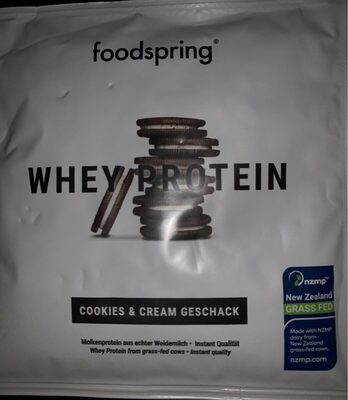 Whey protein cookie & cream