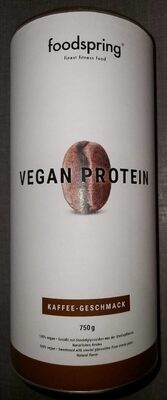 Vegan Protein goût café front packaging