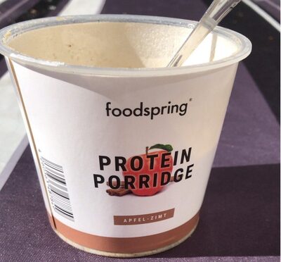 Protein porridge pomme canelle