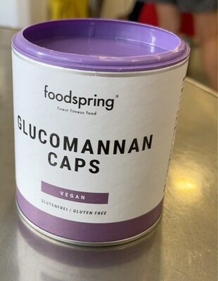 Glucomannan caps front packaging