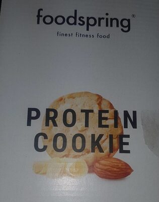 Protein cookie front packaging