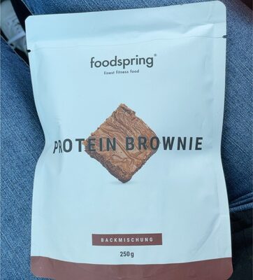 Protein brownie front packaging