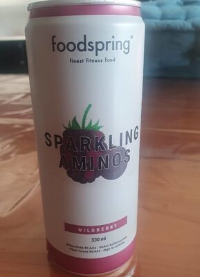 Sparkling Aminos front packaging