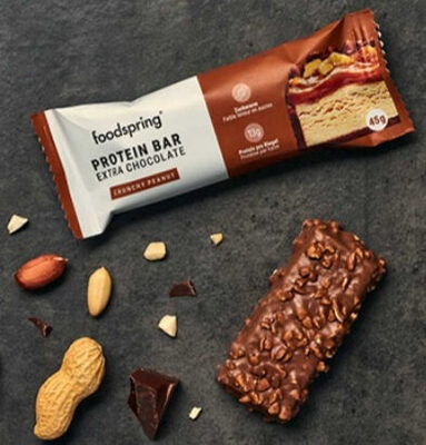 Protein bar Crunchy Peanut front packaging