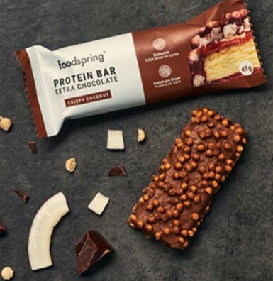 Protein bar extra chocolate crispy coconut