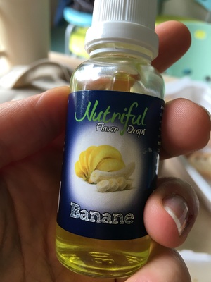 Flavor drops banane front packaging