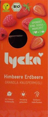 Himbeere Erdbeere Granola Knuspermüsli