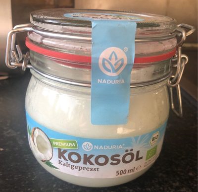 Kokosöl front packaging